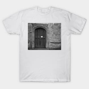 St. Andrew the Great Church Door. Cambridge, United Kingdom T-Shirt